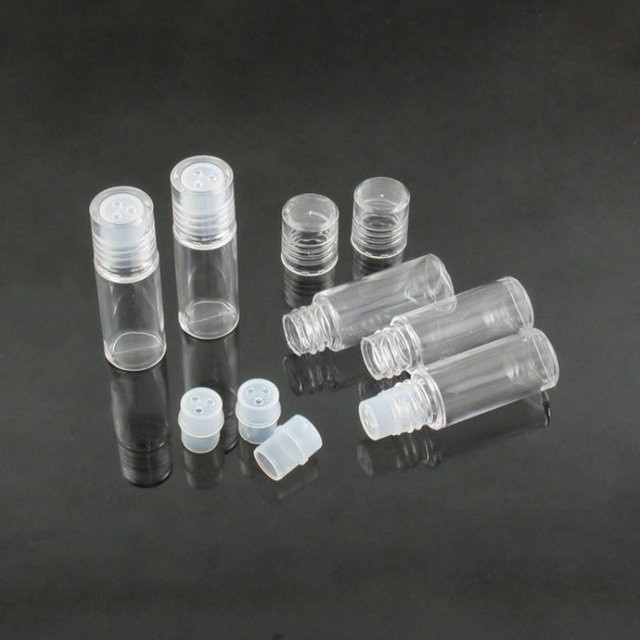 AESTHTANY Mini-Behälter für loses Puder, 5 Stück, 3 ml, transparent - Bild 1