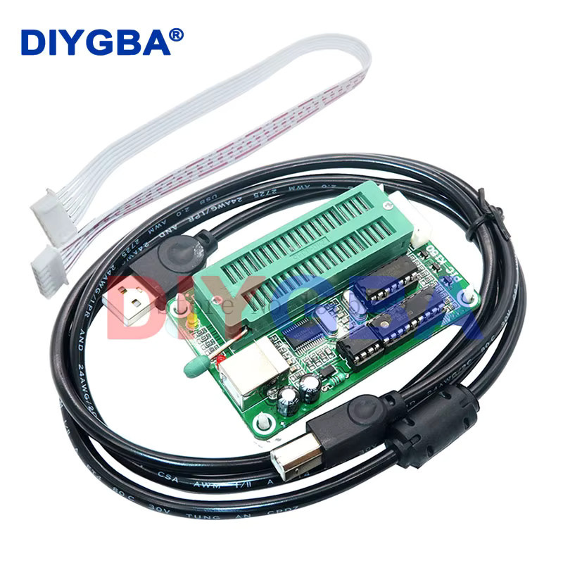 Microchip PIC K150 Programmierer USB Downloader für PIC MCU Microcore mit ICSP-Kabel in Grün - Bild 2