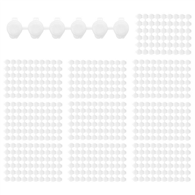 100 leere Farbbecher aus transparentem Kunststoff für Malerei und Bastelbedarf mit 3 ml Füllmenge - Bild 1