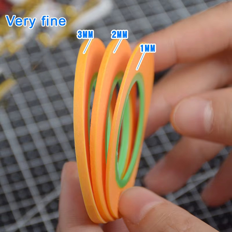 MYPANDA Modell Abdeckband Orange für Sprühbeschichtung und DIY Spezial Masking, Länge: 18 m, Breite: 3 mm - Bild 3