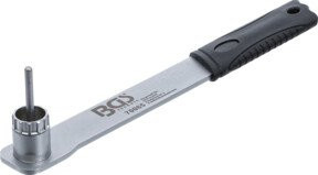 BGS Verschlussringschlüssel mit Zentrierstift aus Stahl in Silber, 1/2 Zoll - Bild 1