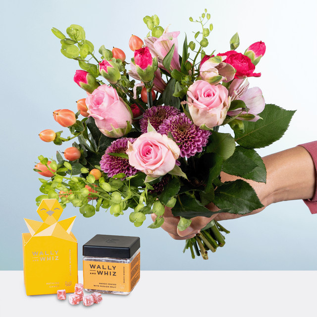 BLUME2000 Bouquet Fruchtgummi Mango Ostern multicolour - Bild 1