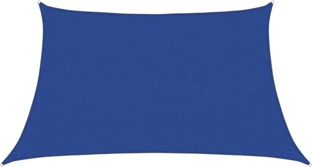 Furnicato Sonnensegel aus HDPE in Blau mit 90% UV-Schutz, B x H: 4 x 2 m - Bild 1