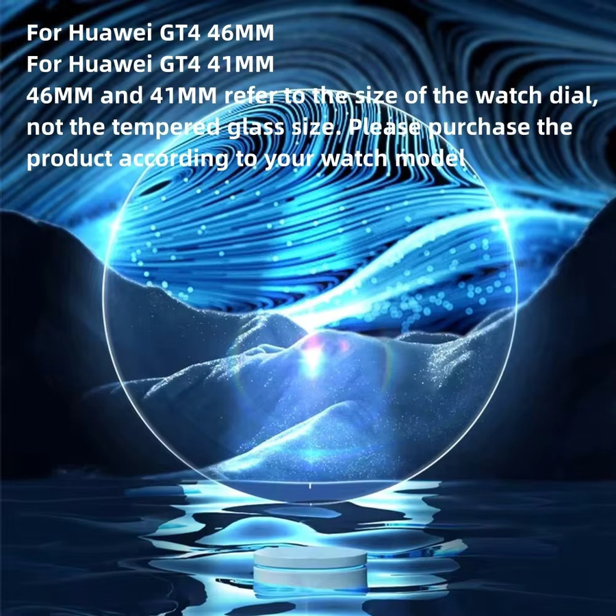 CAOWTAN Screen Protector Glas, Huawei GT 5 4 46mm 41mm, transparent - Bild 4