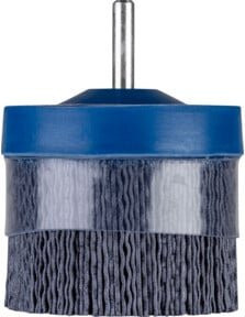 PFERD TOOLS COMPOSITE Tellerbürste DBUR in Blau mit Keramik-Filament Durchmesser 1,10 mm, Korn 120, Durchmesser 63 mm und Schaft-Durchmesser 6 mm - Bild 1