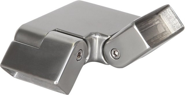 Dieda Aluminium Gelenk 0-45 Grad mit 90 Grad Winkel für Aluminiumhandläufe in Silber - Bild 1