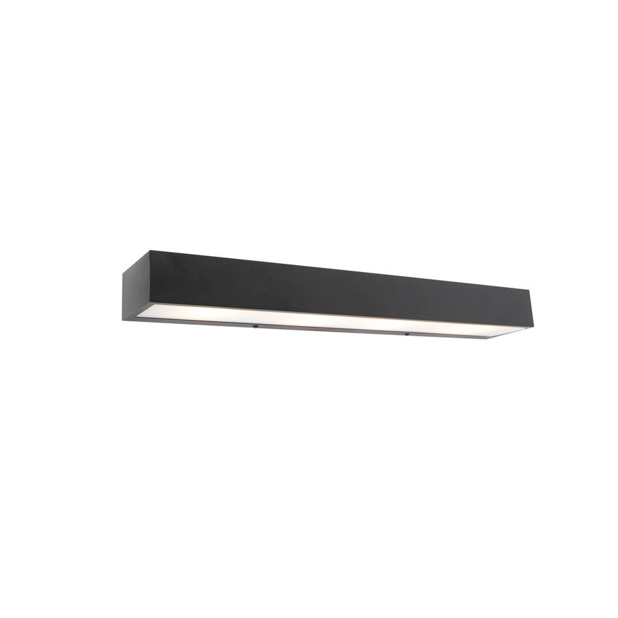 QAZQA Design Houx Längliche Wandleuchte Schwarz dimmbar Up-Down-Licht mit G9 Fassung 60 cm - Bild 2