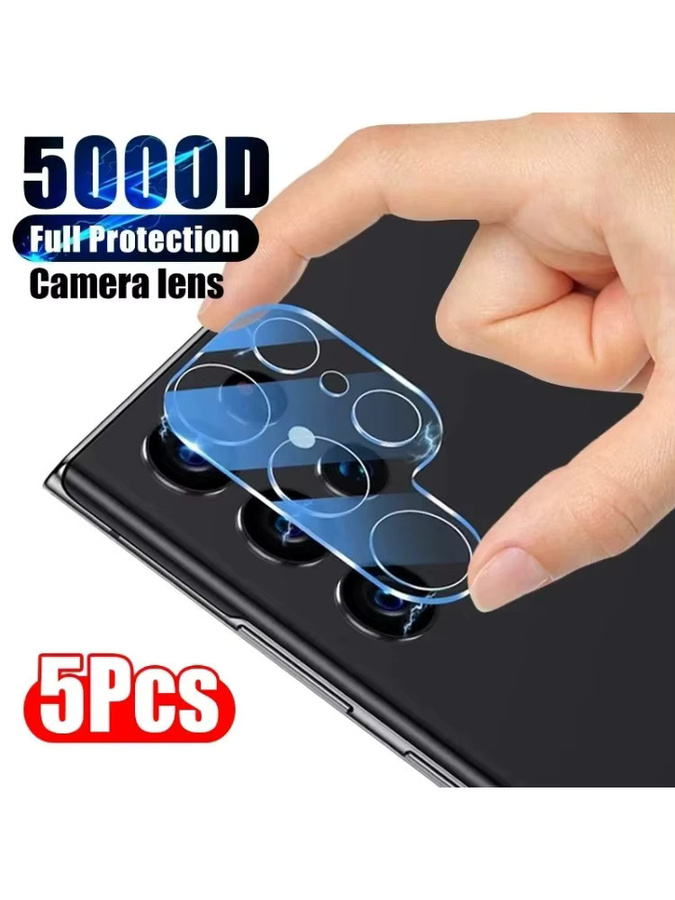 Kamera Objektiv Schutzfolie für Samsung S25 Edge S24 S23 Ultra Plus FE, HD Transparent, Anti-Scratch Glas - Bild 7