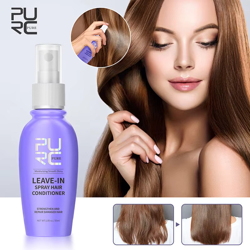 PURC Leave-In-Haarspray, Kokosnussöl, 55 ml, für strapaziertes Haar - Bild 3