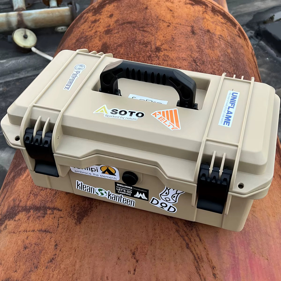 Wasserdichte Werkzeugbox aus transparentem Kunststoff mit Tragegriff für Elektriker und Tischler - Bild 2