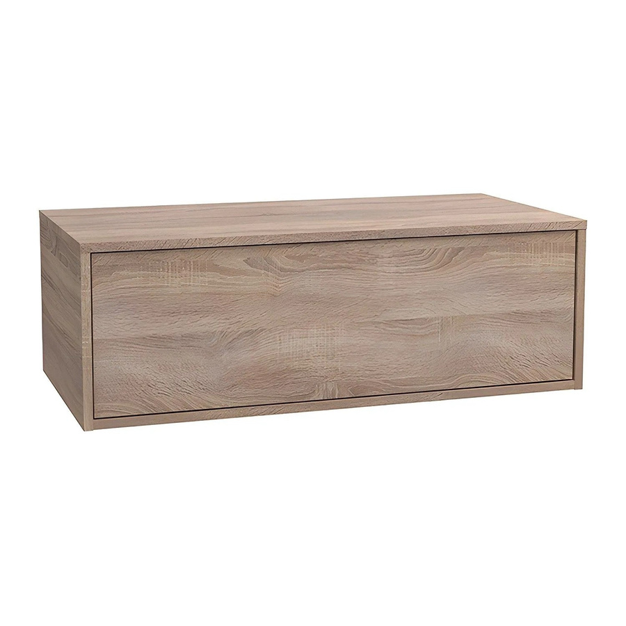 Vente-unique Waschbeckenunterschrank Teana Wandmontage Beige Breite: 94 cm - Bild 2