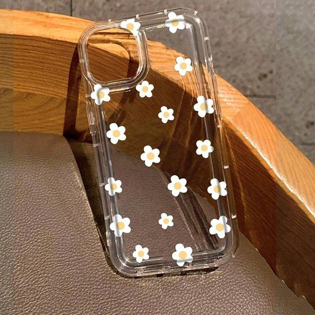 Samsung Handyhülle mit Sommerblumen und Honigbiene Aufdruck, transparente Schutzhülle für Samsung Galaxy A55 A54 A53 A35 A34 A15 A14 A13 S21 S22 S23 S24 S25 S26 Ultra FE 5G - Bild 1