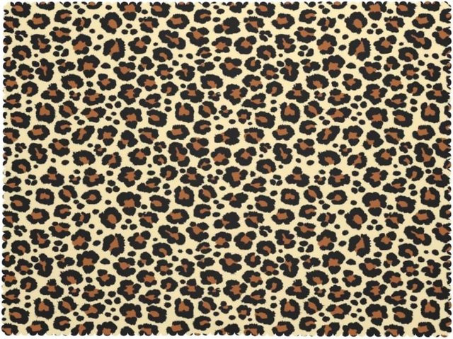 JMG Household Supplies Tischdecke mit Leopardenmuster in Beige und Braun, B/B: 140 x 140 cm - Bild 1