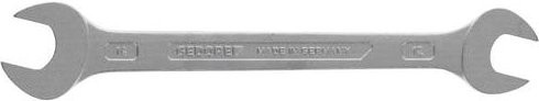 Gedore Doppelmaulschlüssel aus Chrom-Vanadium-Stahl in Silber mit Schlüsselweite 14 mm und 17 mm - Bild 1