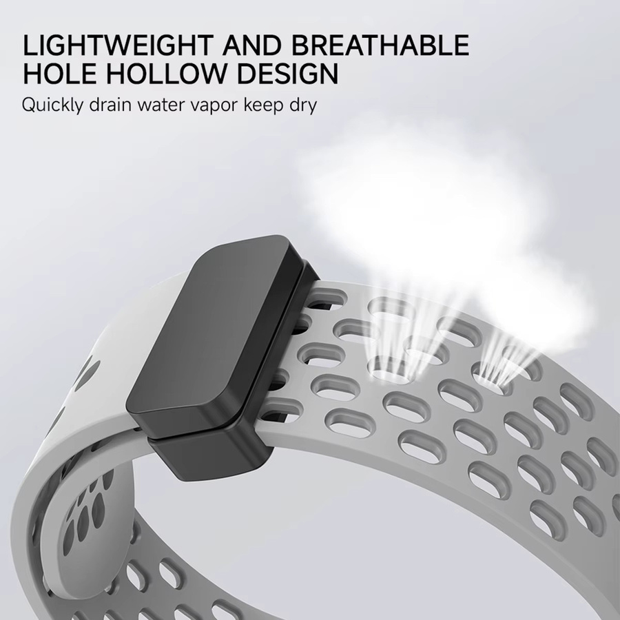 Samsung Uhrenarmband Silikon, Weiß, Unisex - Bild 4