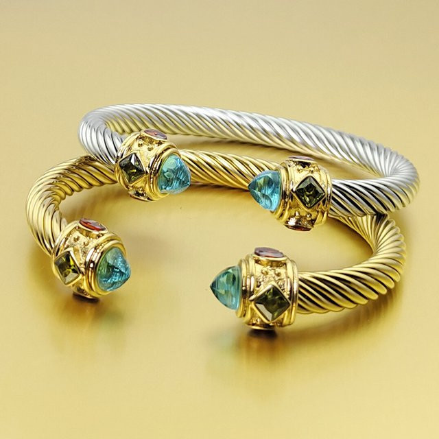 COUYA Armband Edelstahl, vergoldet, Zirkon, Damen - Bild 1