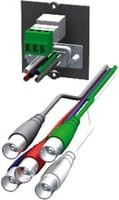 Bachmann Custom Modul Kombination mit 1x VGA und 1x Stereo in Schwarz und Multicolour - Bild 1