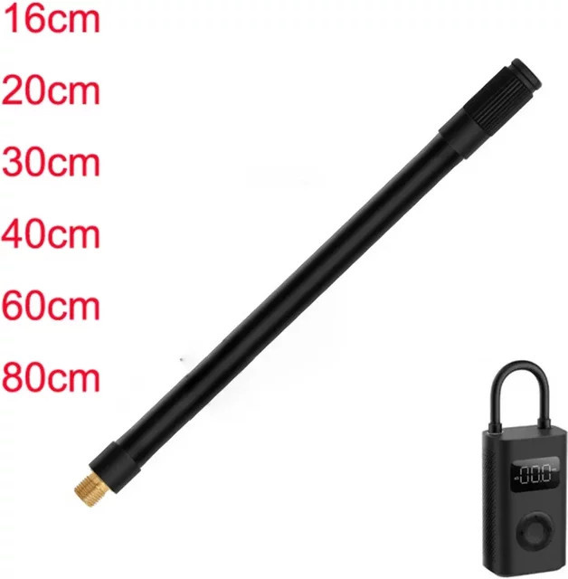 Xiaomi Ersatzschlauch und Rohr-Adapter für tragbare elektrische Kompressoren in Schwarz - Bild 1