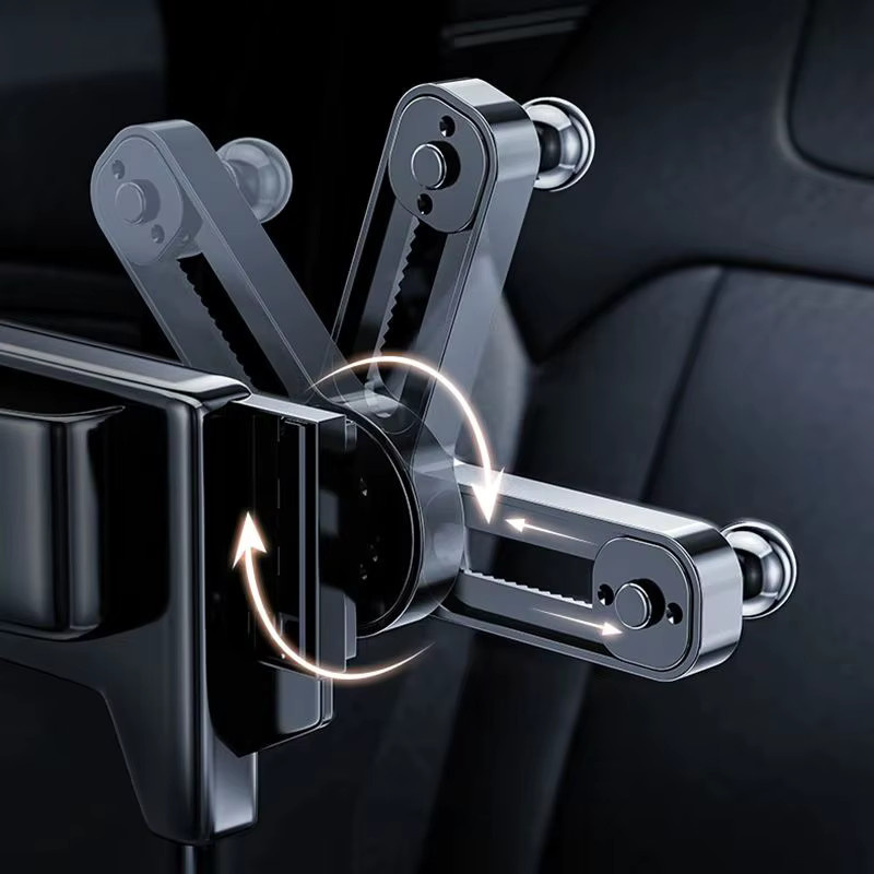 TEEQ Auto Handyhalterung für das Lüftungsgitter mit Kugelkopf und Verlängerungsstange in Schwarz - Bild 4