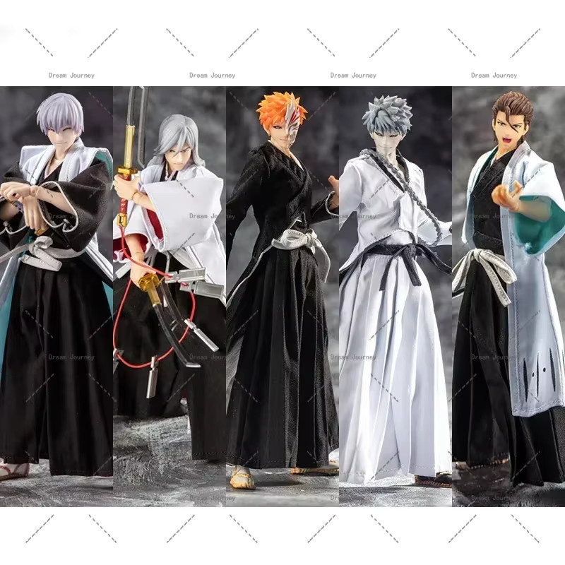 Dasin Great Toys GT Bleach Action Figure SHF 1/10 mit Kurosaki Ichigo, Aizen Sousuke, Ukitake Jushiro und Ichimaru Gin, Höhe: 18 cm - Bild 2