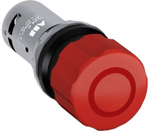 ABB CE3P-10R-01 Not-Aus/Not-Halt-Taster in Rot aus Kunststoff - Bild 1