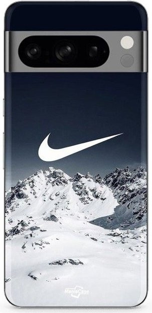 Schutzhülle für Google Pixel 8 Pro mit Nike Logo Mountain Fly in Schwarz und Multicolour - Bild 1