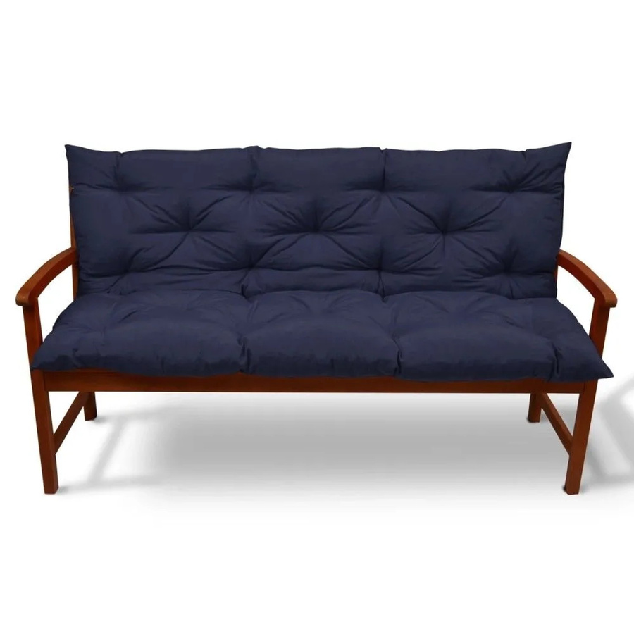 Beautissu Flair BR Bankauflage Blau B/T: 100 x 50 cm - Bild 2