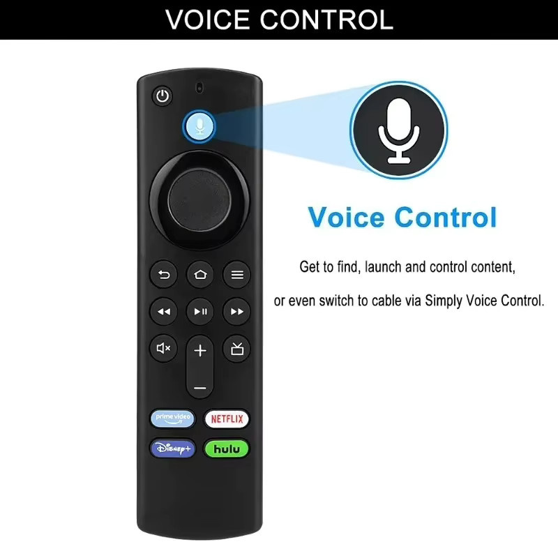 Amazon Ersatz-Sprachfernbedienung für Fire TV Stick Lite Bluetooth in Schwarz - Bild 2