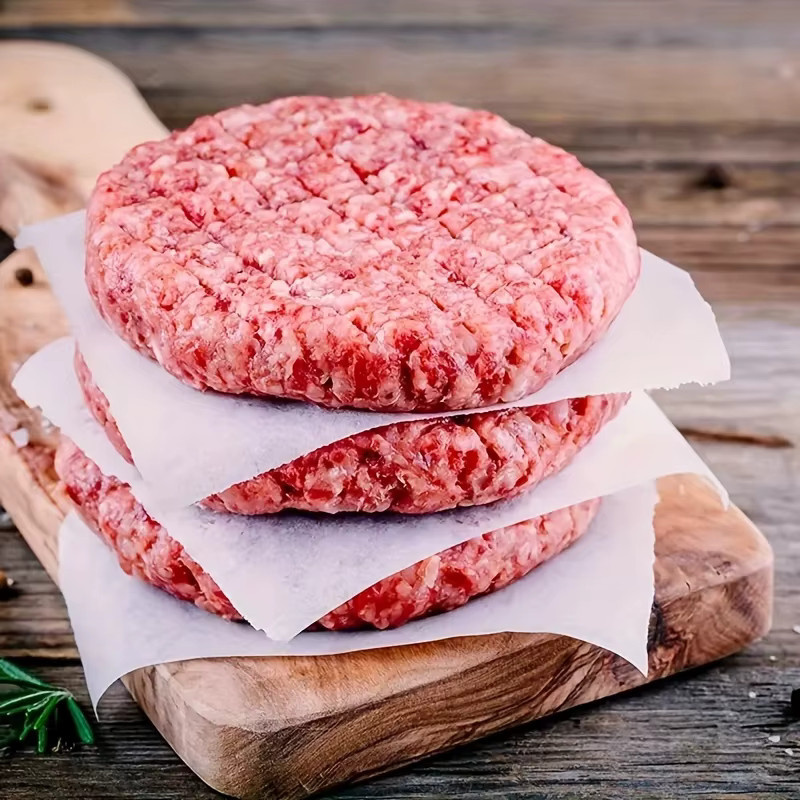 100 Stück antihaftbeschichtetes Backpapier in Weiß zum Aufbewahren von Hamburgern, Keksen und Lebensmitteln - Bild 2
