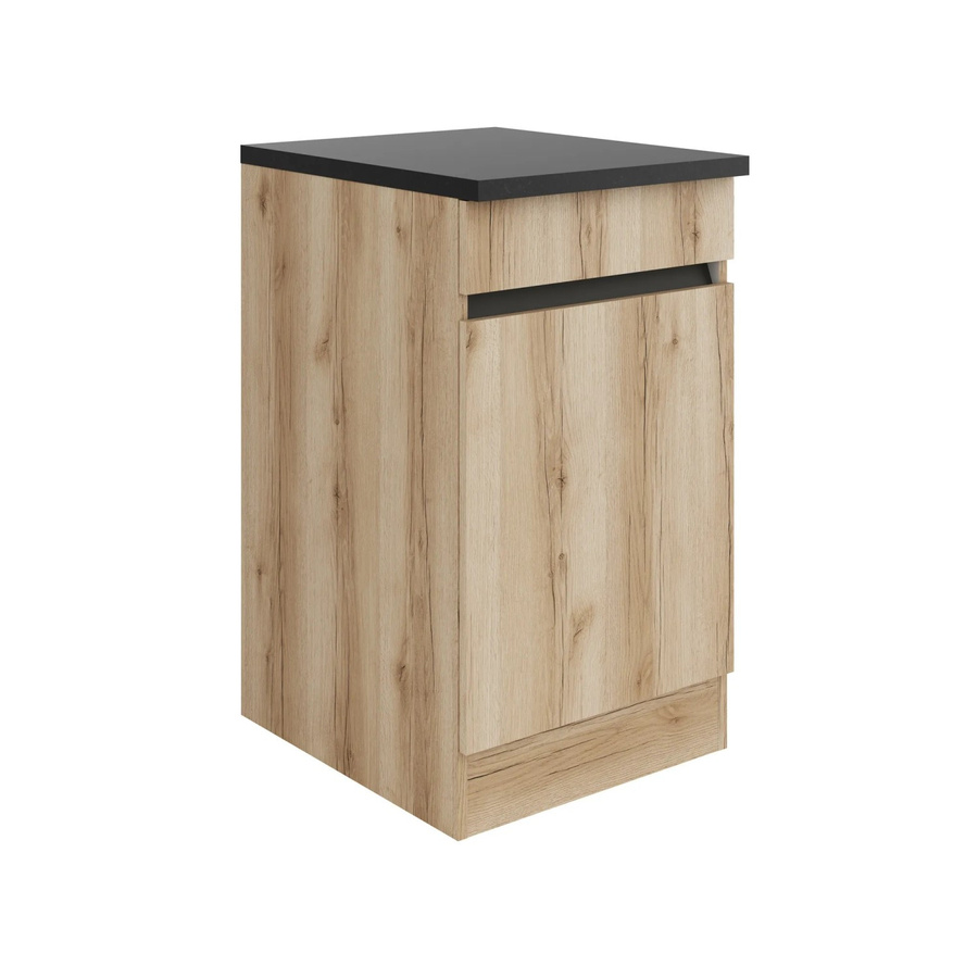 Optifit Küchen-Spülenunterschrank Kaya290 Wildeiche Nachbildung, Farbe: Braun, B/T/H: 50 x 60 x 88 cm - Bild 2
