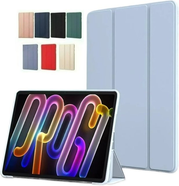 ZNOVAY Schutzhülle für Lenovo Xiaoxin Pad Pro GT 11,1 Zoll 2025 Yoga Tab TB710FU mit dreifach faltbarem Ständer in Schwarz - Bild 1
