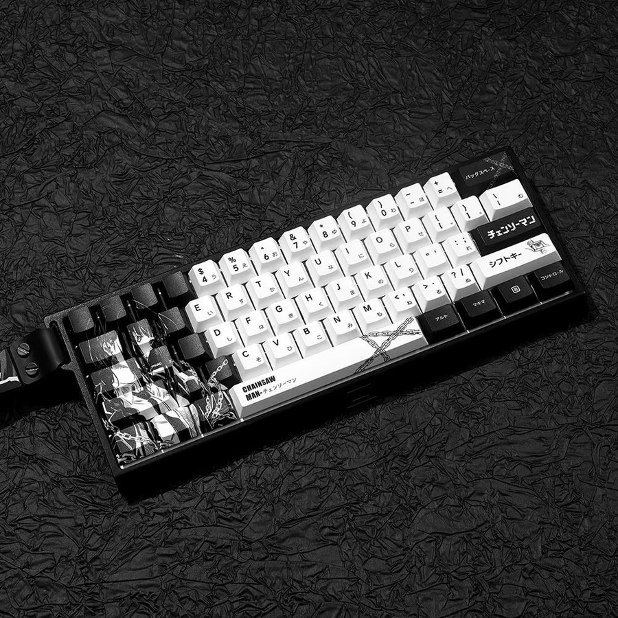 Chreey Makima Anime Tastenkappen Set in Weiß, 127 PBT Tastenkappen für mechanische Tastaturen (64/68/71/108 Layout) - Bild 2