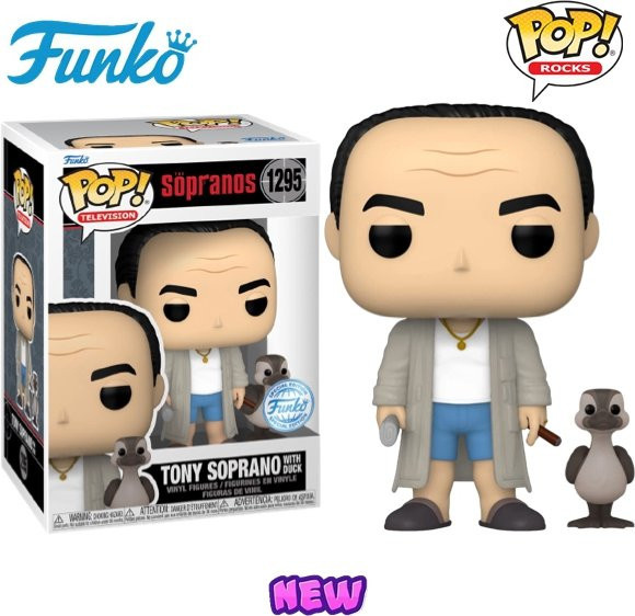 Funko The Sopranos Tony mit Ente # 1295, Vinyl Action Figure, 18+ - Bild 1