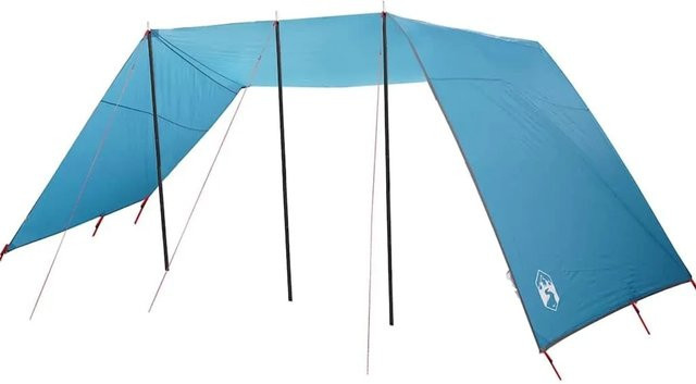 vidaXL Wasserfester Tarp mit Dach in Blau, B/T/H: 402 x 240 x 240 cm - Bild 1