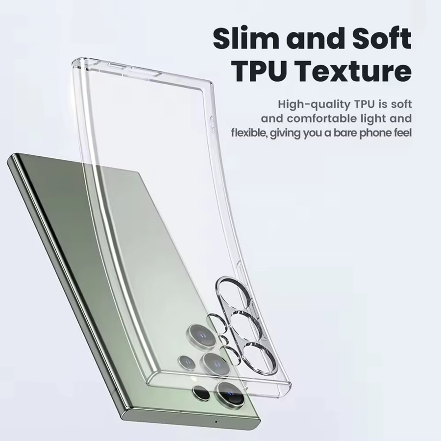 Gusakov Transparente TPU-Schutzhülle für Samsung Galaxy S25 Ultra S24 S23 S22 S21 Plus S21 FE - Bild 2