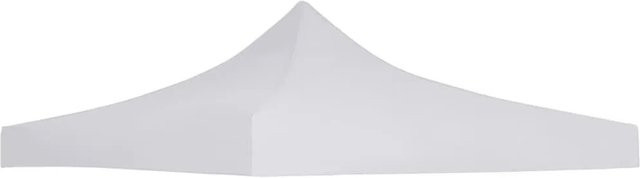 vidaXL Pop-Up-Faltzelt Partyzeltdach aus 600D Oxford-Gewebe mit PVC-Beschichtung in Weiß B/T/H: 300 x 300 x 262 cm - Bild 1