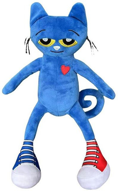 Yiran Health & Beauty Kawaii Pete Katze Plüschtier, 28cm, Blau - Bild 1