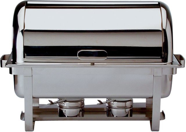 APS Rolltopdeckel aus Edelstahl in Silber, rechteckig, B/T/H: 34 x 55 x 20 cm - Bild 1