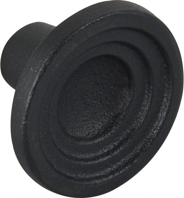 Furnipart Möbelknopf Fleur aus Gusseisen in Schwarz Matt Durchmesser: 46 mm - Bild 1