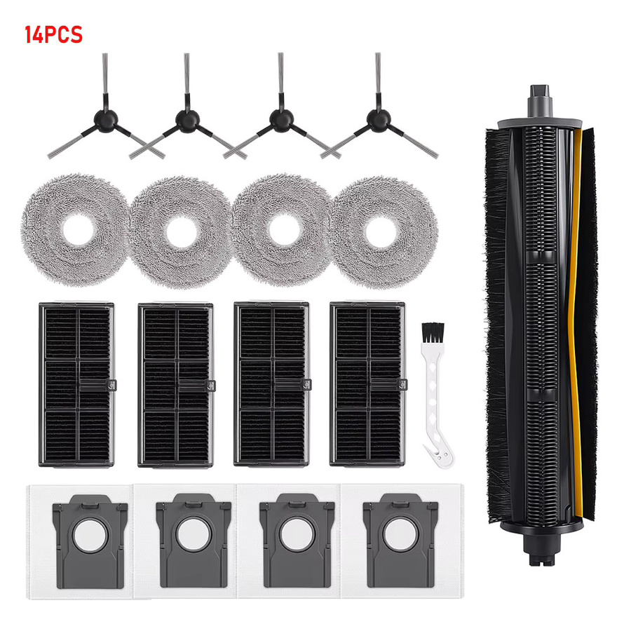 Dreame Ersatzteil-Set für L10s Pro Ultra, L10s Ultra Gen 2, X30 Ultra und Mova E30 Ultra mit Hauptwalze, Pinsel, Mopp und Staubbeuteln - Bild 2