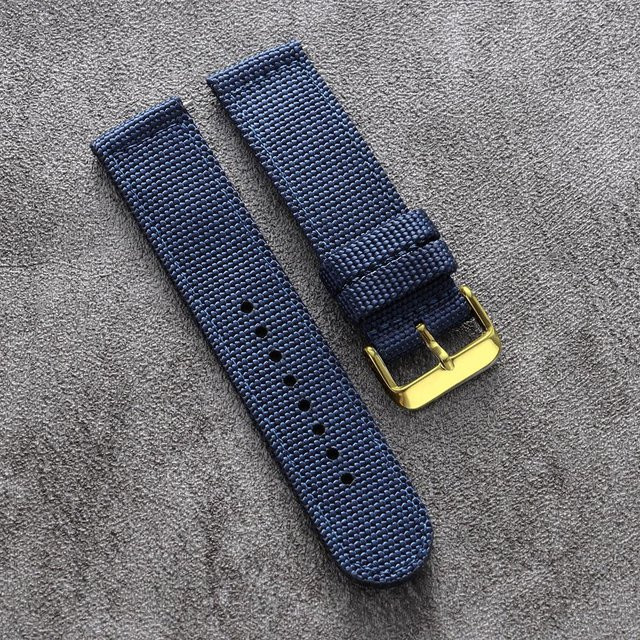 TolTales Uhrenarmband Nylon, Schwarz, Unisex - Bild 1
