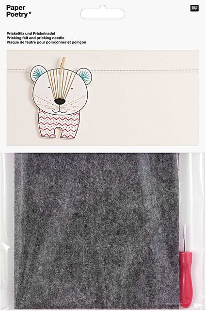 Rico Design Paper Poetry Prickelset Filz und Papier - Bild 1