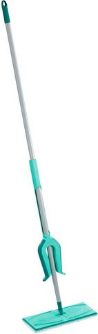 Leifheit Picobello Micro Duo Faser Bodenwischer aus Kunststoff und Mikrofaser in Türkis und Weiß, Breite: 4,6 cm, Länge: 32,7 cm - Bild 1