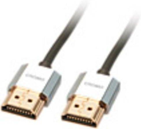 Lindy High Speed HDMI Kabel mit Ethernet in Schwarz, Länge: 1,00 m - Bild 1