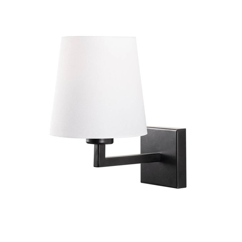 Opviq Wandleuchte in Schwarz und Weiss aus Metall mit E27 Fassung, B/H/T: 24 x 30 x 18 cm - Bild 3