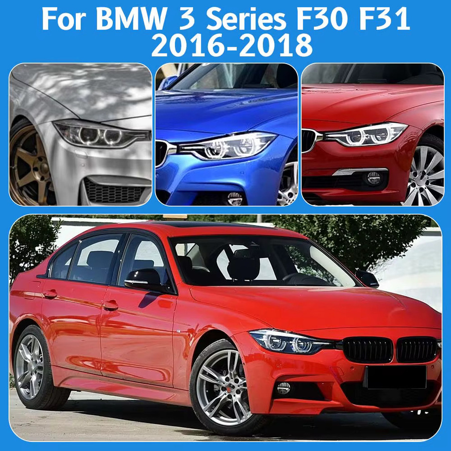 XIONGXIONG Scheinwerferabdeckung transparent für BMW 3er-Serie F30 F31 (2016–2018) - Bild 4