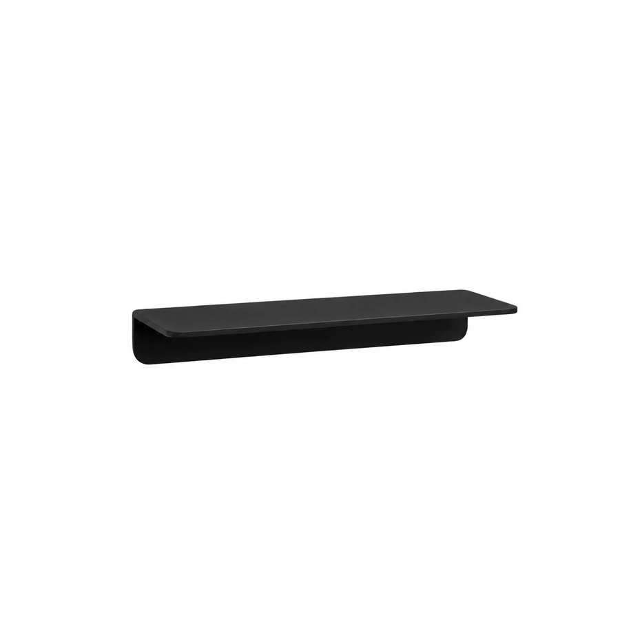 Radius Design Wandablage Schwarz Matt aus Metall, Breite: 50 cm - Bild 2