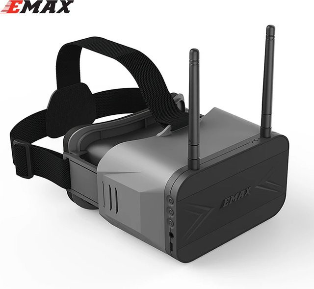 EMAX Transporter 2 Schutzbrille, 4,3 Zoll, 5,8 GHz, FPV-Monitor - Bild 1