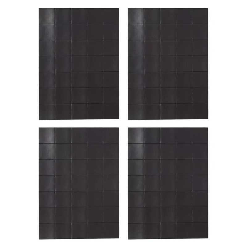 Flsun Magnetquadrate selbstklebend in Schwarz, 140 Stück, B/T/H: 1,5 x 1,5 x 0,05 cm - Bild 4
