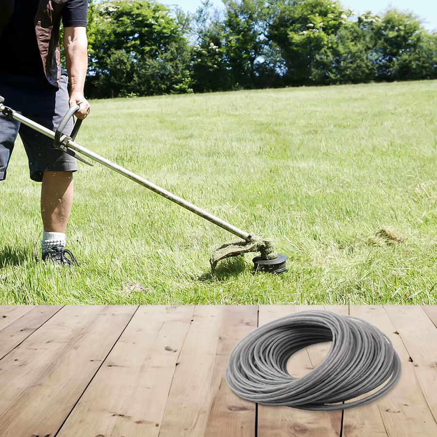Bosch Rasentrimmerfaden Zubehör für Rasenmäherkopf, Farbe: Grau, Länge: 24 m, Durchmesser: 1,6 mm - Bild 3